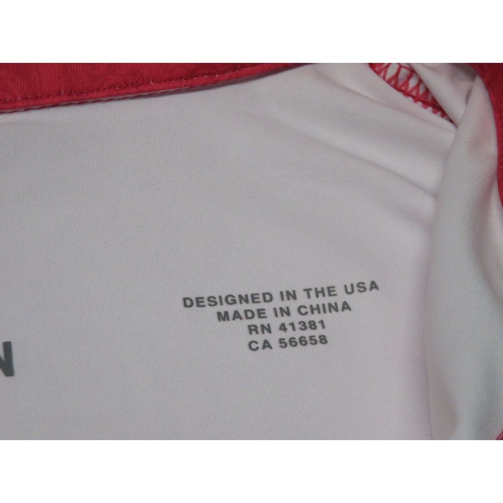 Mens USGA Squirrel Polo Short Sleeve Bright Red M Golf Shirt Polyester US OPEN - Picture 6 of 11